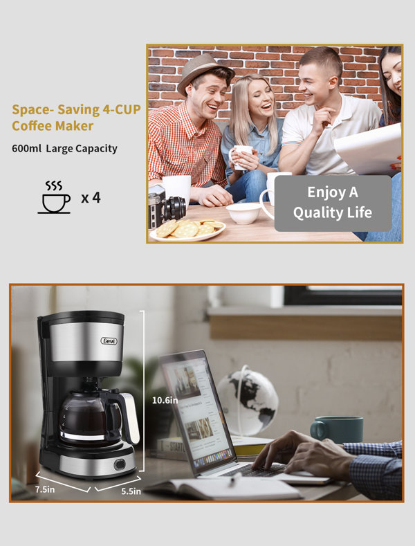 GEVI DRIP 2024 COFFEE MAKER